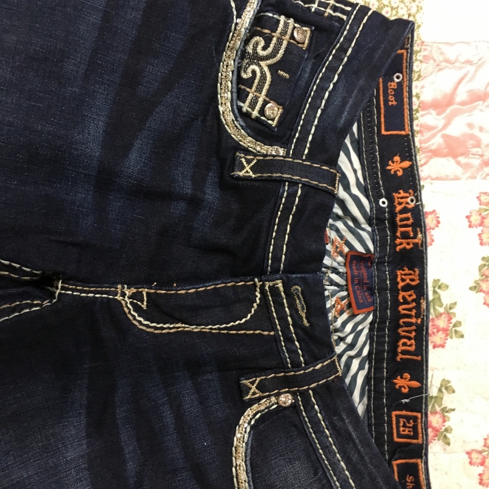 Rock revival jeans.